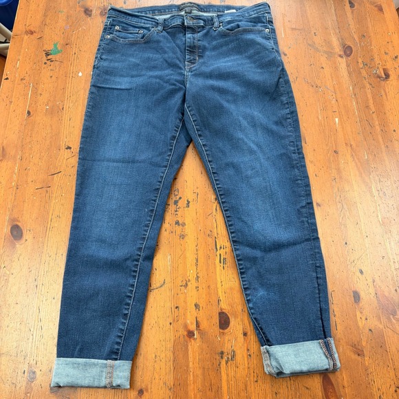 Banana Republic Denim - Banana Republic Sculpt Skinny Stretchy Jeans Blue Dark Wash Womens 32/14 Denim